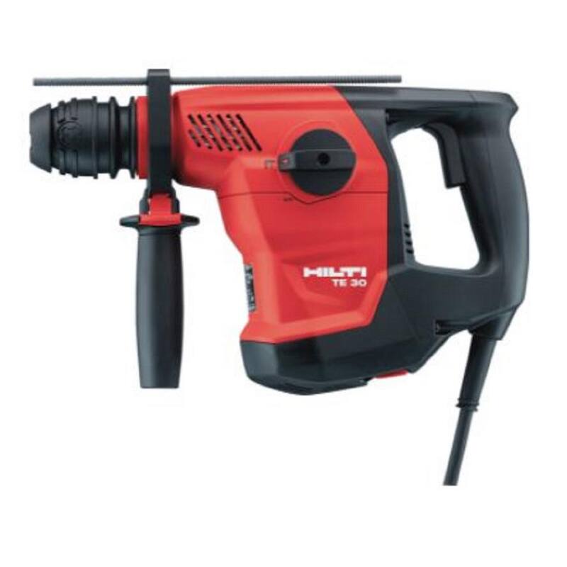 Martillo rotativo con cable Hilti 120-Volt SDS-Max TE 30 con estuche y mandril de cambio rápido - 2160200.