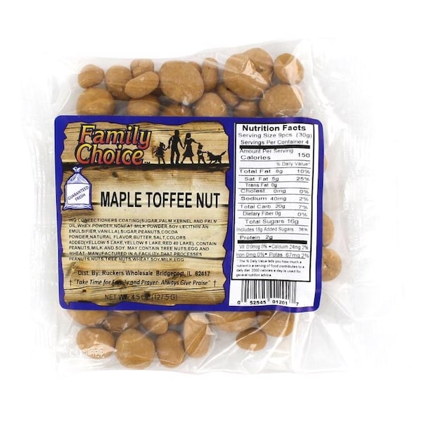 Family Choice Family Choice Maple Toffee 4.5 oz - 1201