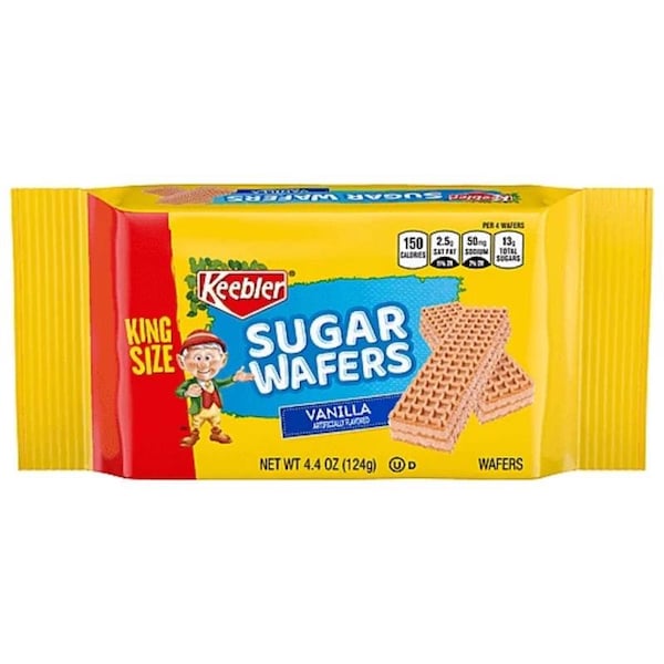 Keebler Keebler King Size Vanilla Sugar Wafers 4.4 oz Pouch - 759107