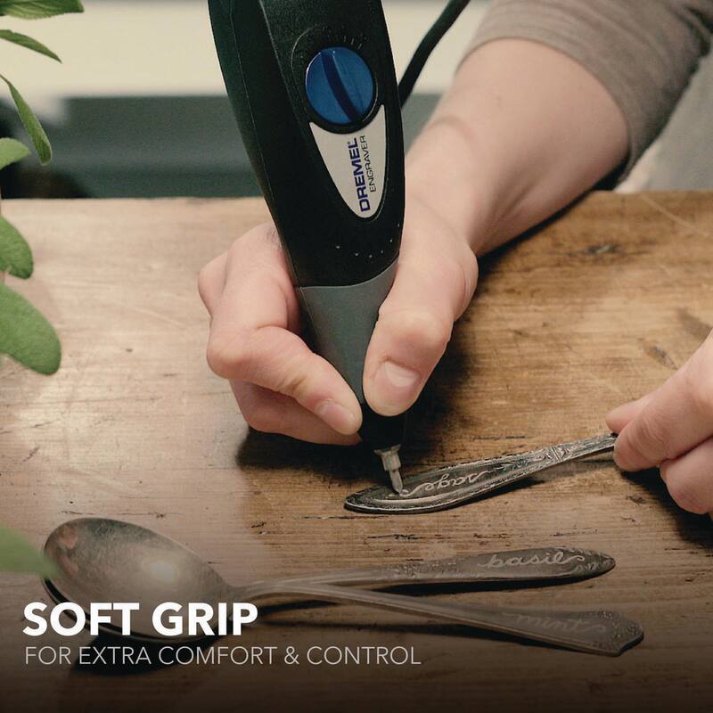 Herramienta grabadora eléctrica Dremel para metal, vidrio y madera, herramienta rotativa con cable - 290-02