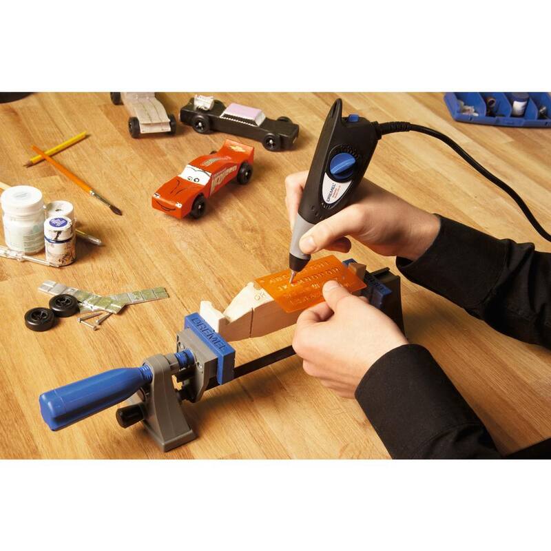 Herramienta grabadora eléctrica Dremel para metal, vidrio y madera, herramienta rotativa con cable - 290-02