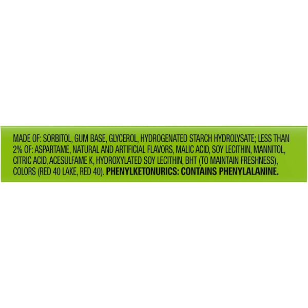 Extra Extra Fruit Sensations Sweet Watermelon Gum 15 Pieces, PK120 - 259650
