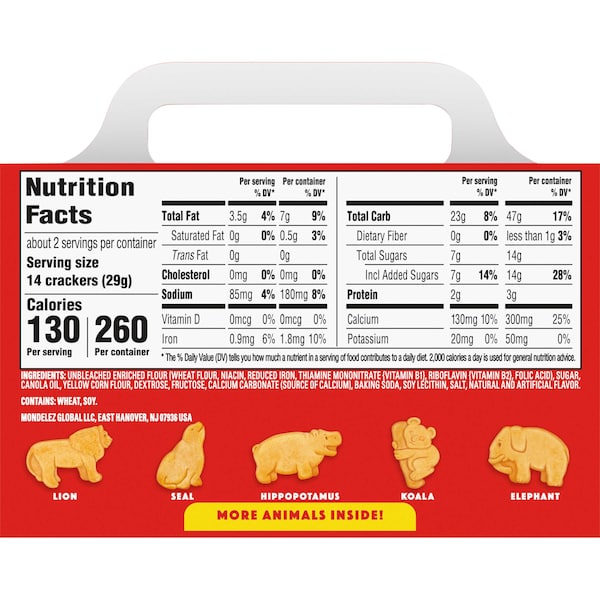 Nabisco Nabisco Barnums Animal Crackers 2.125 oz. Package, PK24 - 00379