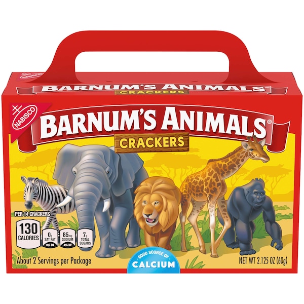 Nabisco Nabisco Barnums Animal Crackers 2.125 oz. Package, PK24 - 00379