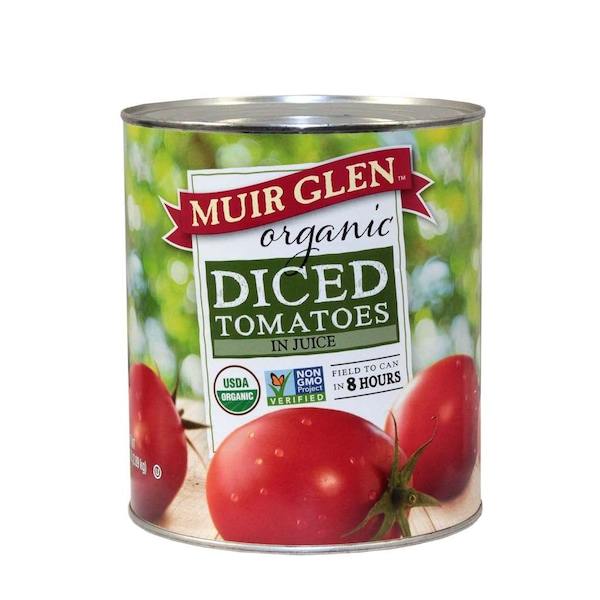 Muir Glen Muir Glen Organic Diced Tomatoes 102 oz. Bottle, PK6 - 725342-26074