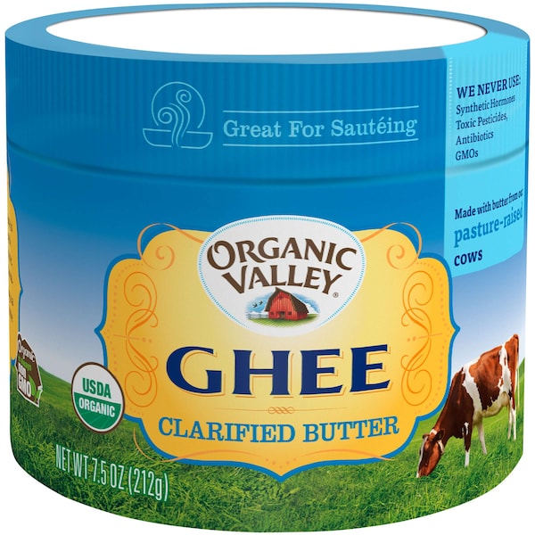 Organic Valley Cropp Cooperative Organic And Non GMO Ghee Butter 7.5 oz., PK12 - 35207016