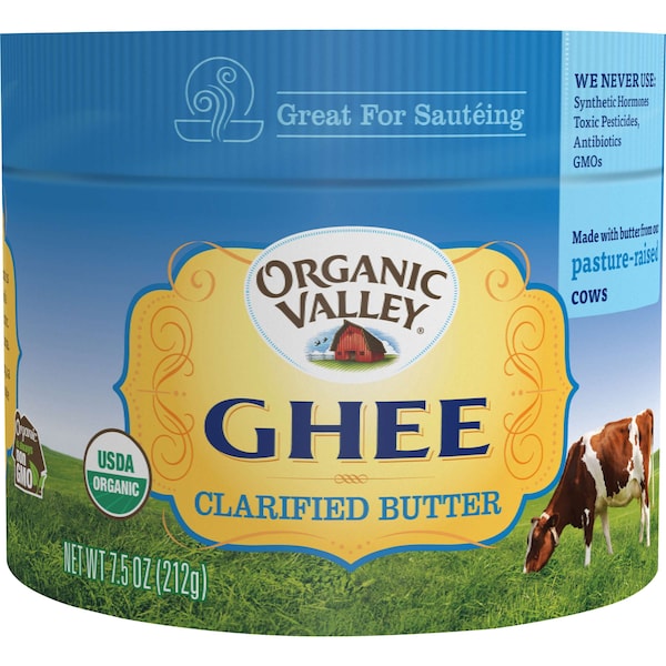 Organic Valley Cropp Cooperative Organic And Non GMO Ghee Butter 7.5 oz., PK12 - 35207016