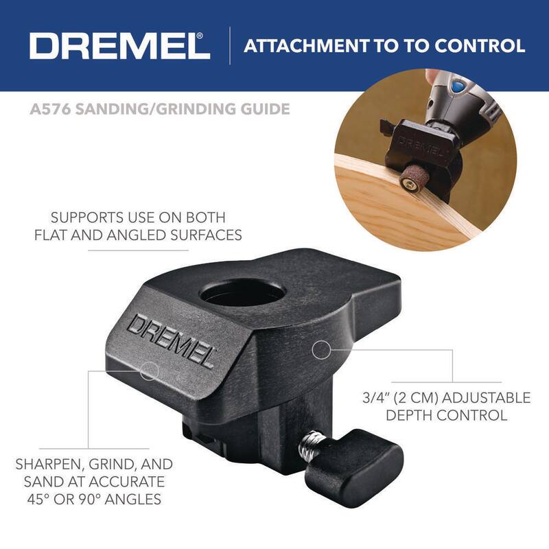 Kit de herramienta rotativa con cable Dremel Serie 4000 de 1.6 amperes y velocidad variable, con 30 accesorios, 2 aditamentos y estuche de transporte - 4000-2/30