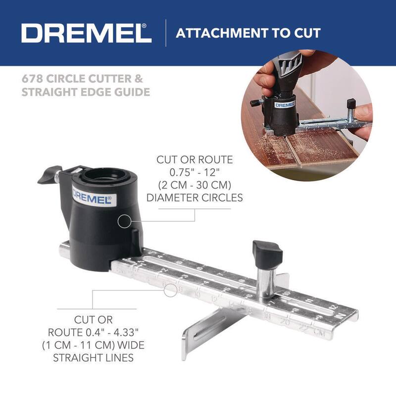 Kit de herramienta rotativa con cable Dremel Serie 4000 de 1.6 amperes y velocidad variable, con 30 accesorios, 2 aditamentos y estuche de transporte - 4000-2/30