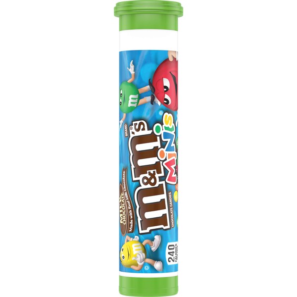 M&Ms M&M's Milk Chocolate Mini Mega Tube 1.77 oz., PK144 - 272415
