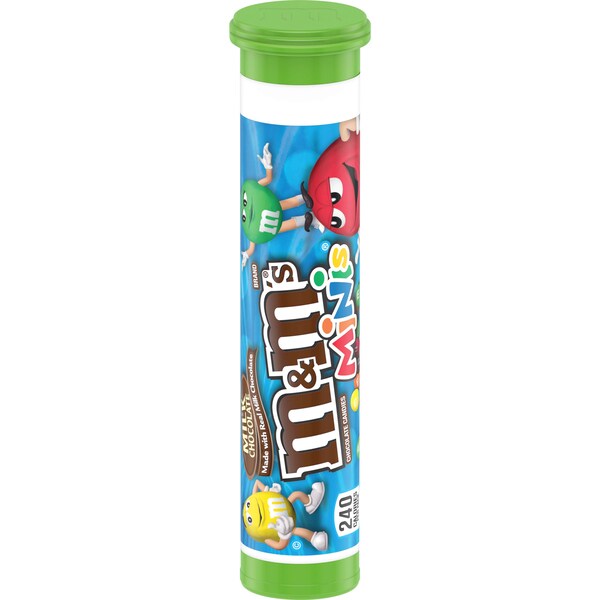 M&Ms M&M's Milk Chocolate Mini Mega Tube 1.77 oz., PK144 - 272415