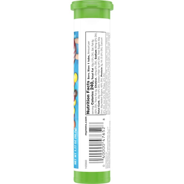 M&Ms M&M's Milk Chocolate Mini Mega Tube 1.77 oz., PK144 - 272415