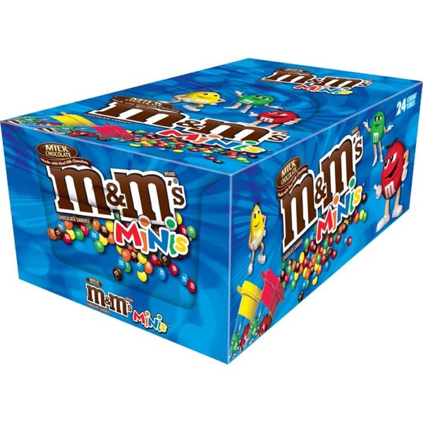M&Ms M&M's Milk Chocolate Mini Mega Tube 1.77 oz., PK144 - 272415