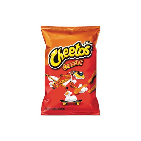 Frito-Lay Cheetos, Crunchy Cheese Flavored Snacks, 2 Oz Bag, 64PK - 44366