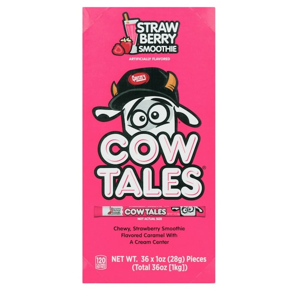 Goetzes Candy Cow Tales Strawberry Smoothie Candy 1 oz - 80105