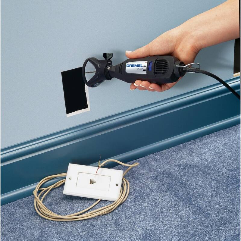 Kit de herramienta rotativa con cable de doble velocidad de la serie 200 de 1.14 amperes de Dremel con 21 accesorios y 1 aditamento - 200-1/21.