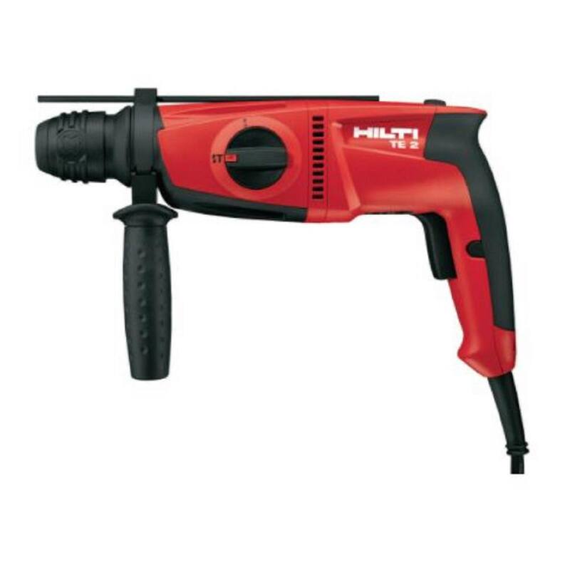 Martillo rotativo con cable Hilti de 120 voltios SDS-Plus TE 2 con mandril de cambio rápido - 383249