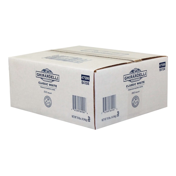 Ghirardelli Ghirardelli White Vanilla Chips 10000 Chips/lb, 10lbs - 64104