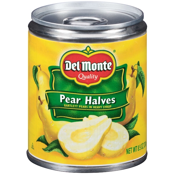 Del Monte Del Monte In Heavy Syrup Half Pear 8.5 oz. Can, PK12 - 2000262