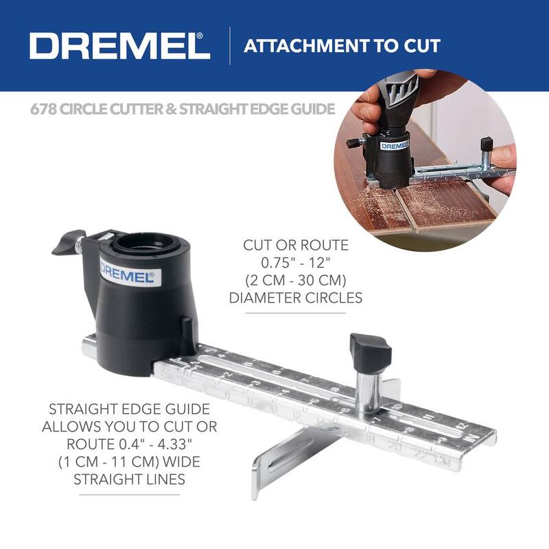 
Kit de herramienta rotativa con cable Dremel Serie 4000 de 1.6 Amp y velocidad variable con 34 accesorios, 4 aditamentos y estuche de transporte - 4000-4/34
