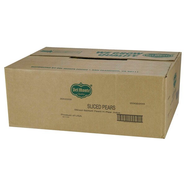 Del Monte Del Monte In Juice Sliced Pear No 10 Can, PK6 - 2002203