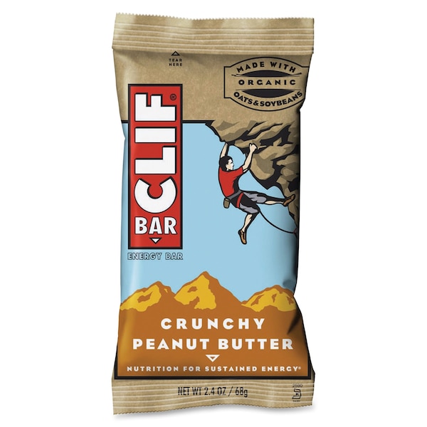 Clif Bar Crunchy Peanut Butter Energy Bar, 12 PK - 50120