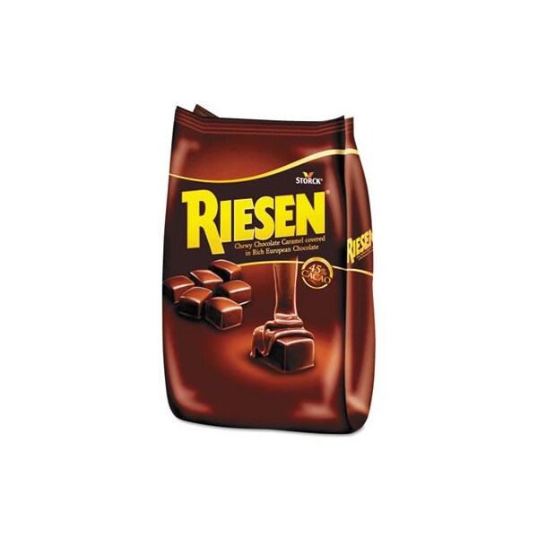 Five Star Distributors Riesen, CHOCOLATE CARAMEL CANDIES, 30 OZ BAG - 398052