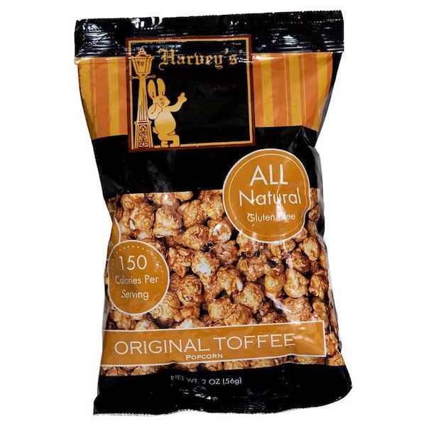 Harveys Harvey's Original Toffee Popcorn 2 oz Bagged - HTPOR2-50