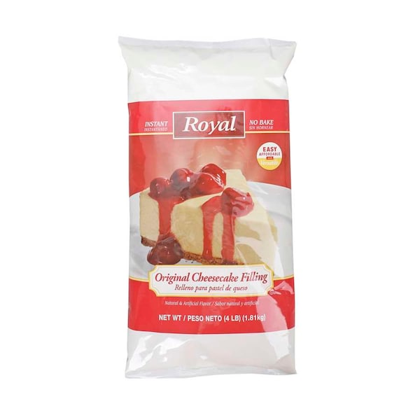Royal Royal Original Instant Cheesecake Filling Bag - 4lbs, PK6 - 48802