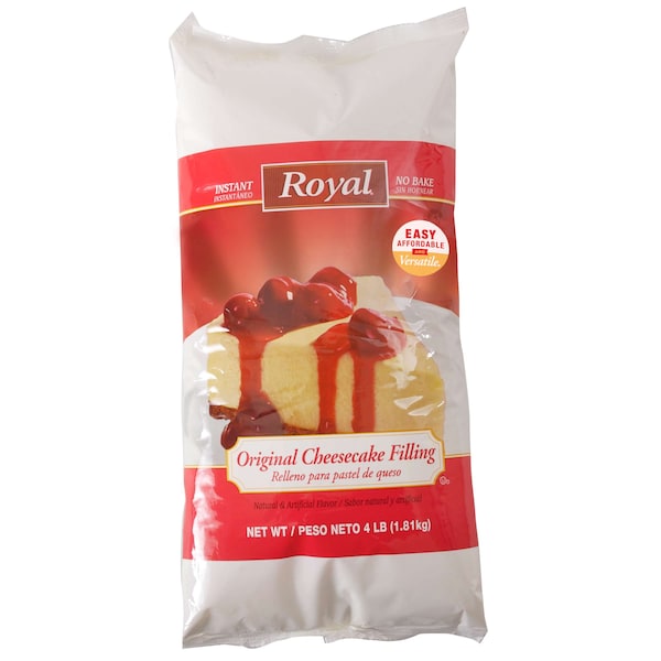 Royal Royal Original Instant Cheesecake Filling Bag - 4lbs, PK6 - 48802