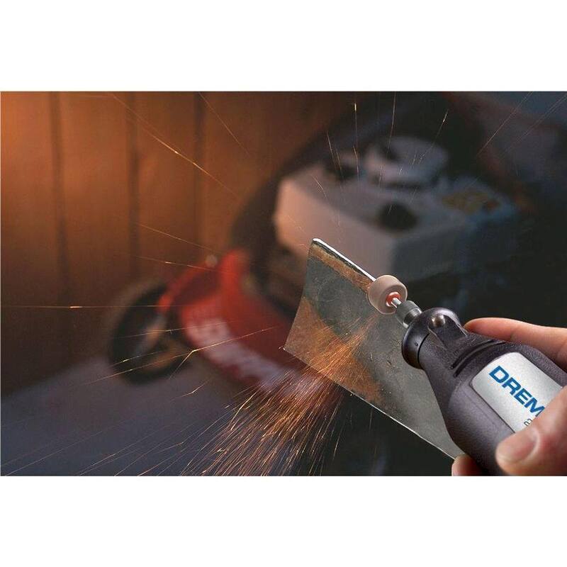 Serie 200 de Dremel 1.15A Kit de herramienta rotativa con cable de doble velocidad con 15 accesorios, 1 accesorio + 31 piezas de kit de accesorios para lijado y molienda rotativa - 200-1/25+727-01