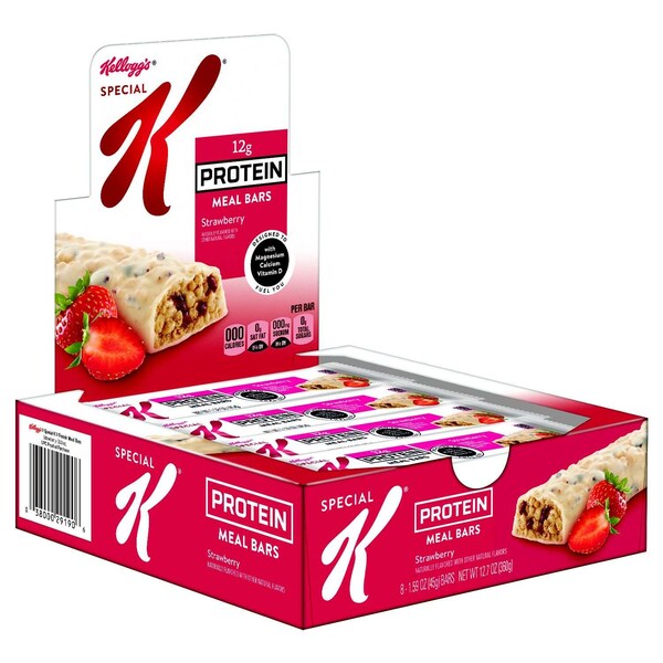 Kelloggs Kellogg's Special K Strawberry Protein Meal Bars 1.59 oz., PK48 - 3800029185