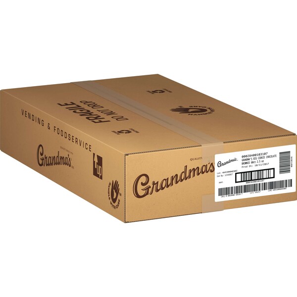 Grandmas 2.50 oz. Fudge Choc Brown Bc, PK60 - 10310