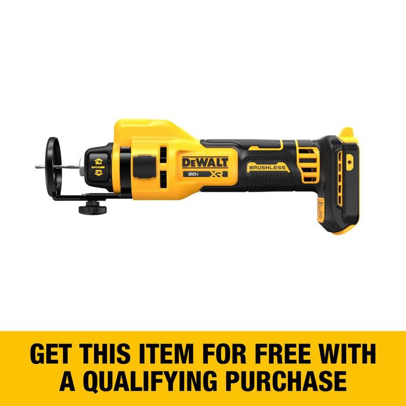 Herramienta inalámbrica para recortar yeso DEWALT XR 20V de ion de litio (Solo herramienta) - DCE555B