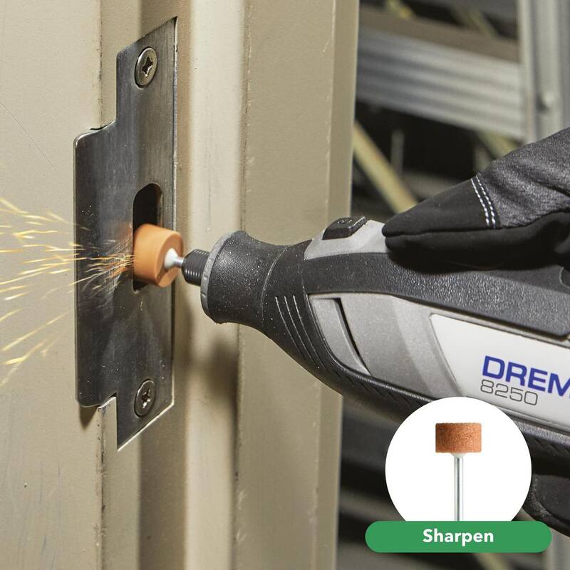 Juego de herramienta rotativa inalámbrica Dremel 8250 12V de ion de litio sin escobillas con 5 accesorios y estuche de transporte - 8250-5