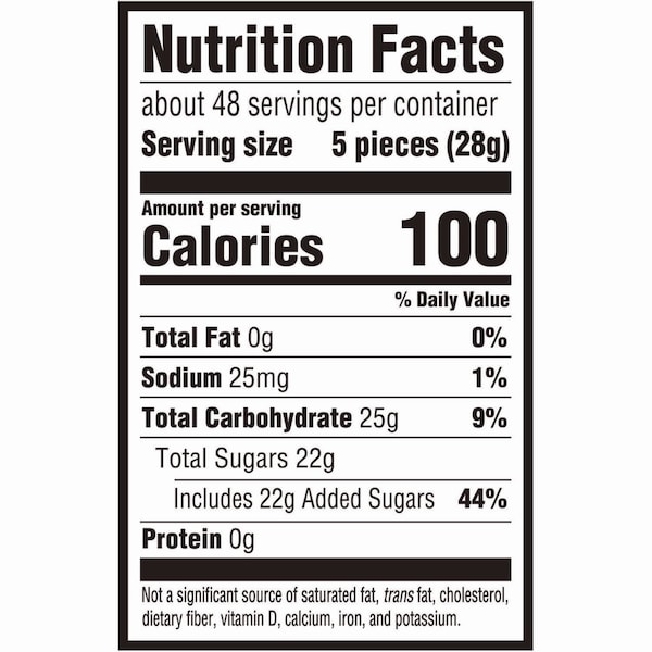 Sour Patch Fruit Flavored Candy, Grab-and-Go, PK240 - 1506285