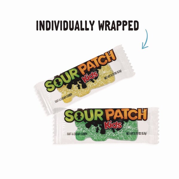 Sour Patch Fruit Flavored Candy, Grab-and-Go, PK240 - 1506285