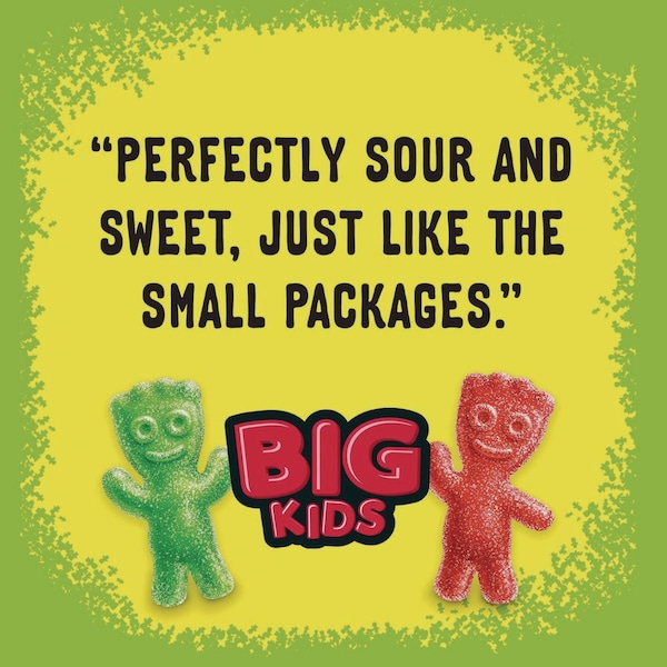 Sour Patch Fruit Flavored Candy, Grab-and-Go, PK240 - 1506285