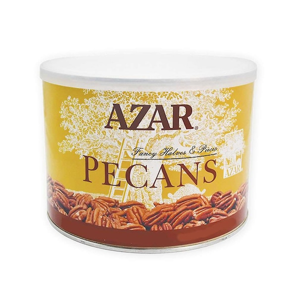 Azar Azar Large Pieces Pecan 5lbs Can, PK6 - 7000496