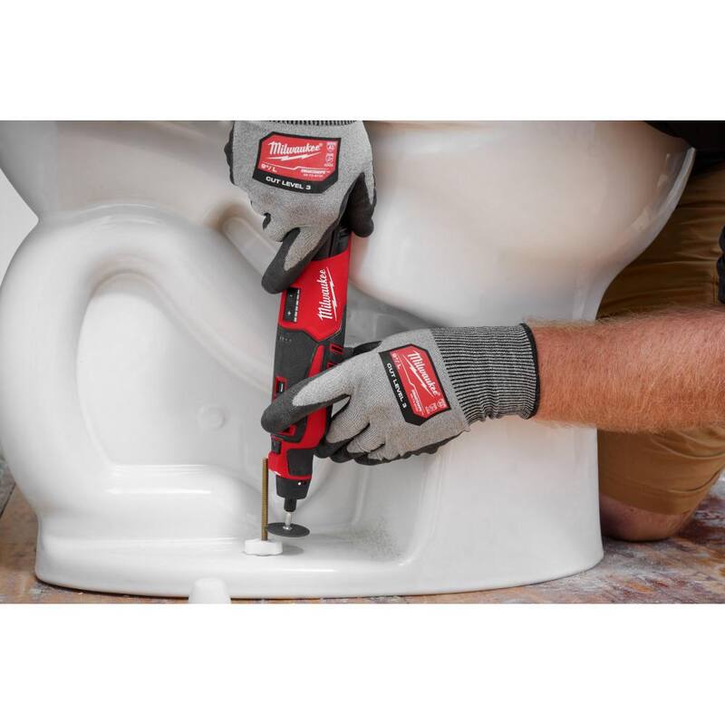 Herramienta rotativa inalámbrica sin escobillas Milwaukee M12 12V de iones de litio con (1) paquete de batería de 2.0 Ah y cargador - 2525-21.