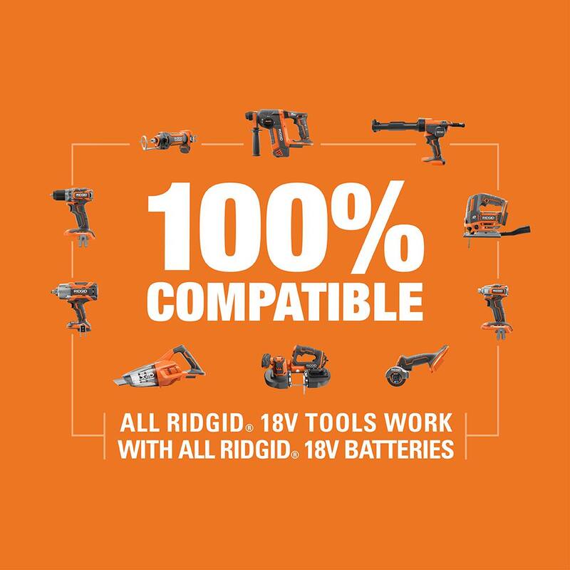 Juego de Herramientas para Recorte de Tablaroca RIDGID 18V con Batería de 2.0 Ah y Cargador - R84730KSBN