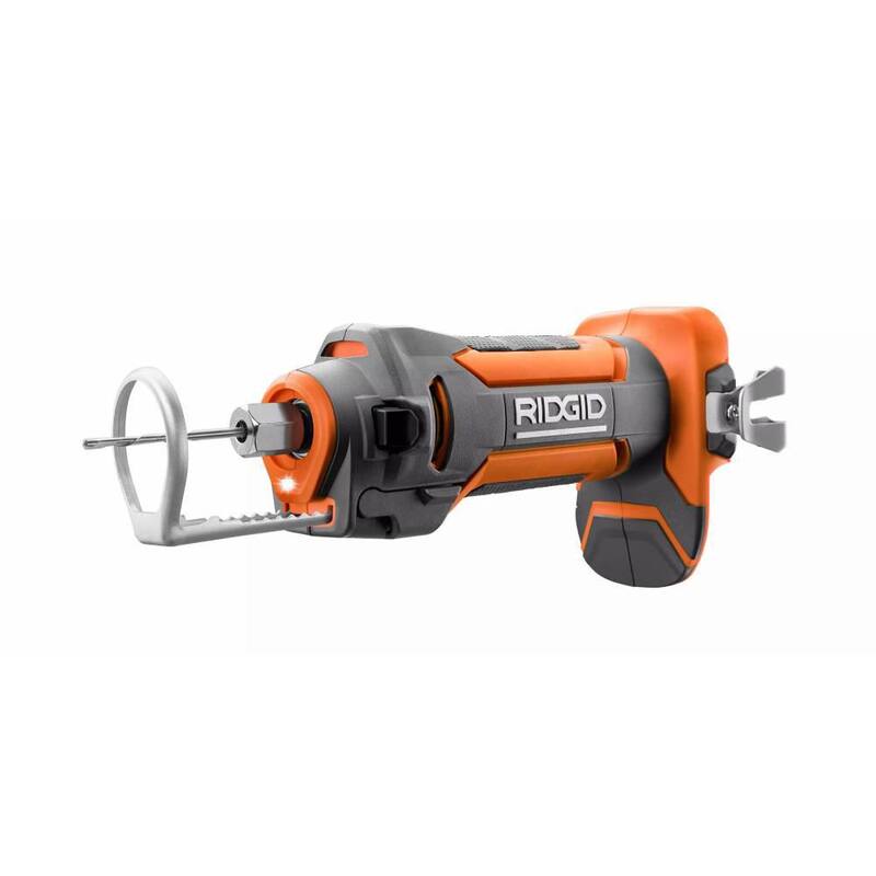 Juego de Herramientas para Recorte de Tablaroca RIDGID 18V con Batería de 2.0 Ah y Cargador - R84730KSBN