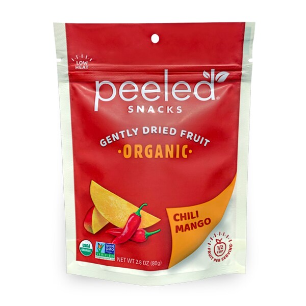 Peeled Snacks Mango With A/Kick 2.8 oz., PK12 - 10185889000376