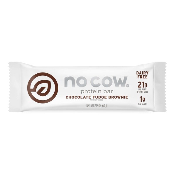 No Cow Chocolate Fudge Brownie Bar 2.12 oz., PK72 - 50554