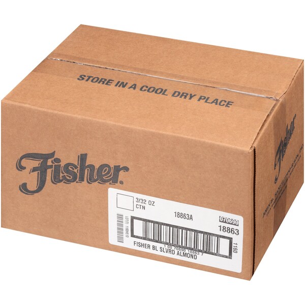 Fisher Fisher Blanched Slivered Almonds 32 oz., PK3 - 18863A