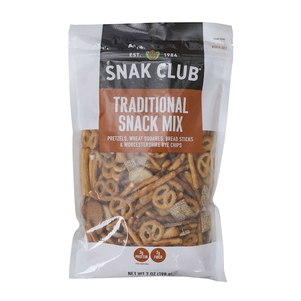 Snak Club Century Snacks Traditional Mix 7 oz., PK6 - 1721469