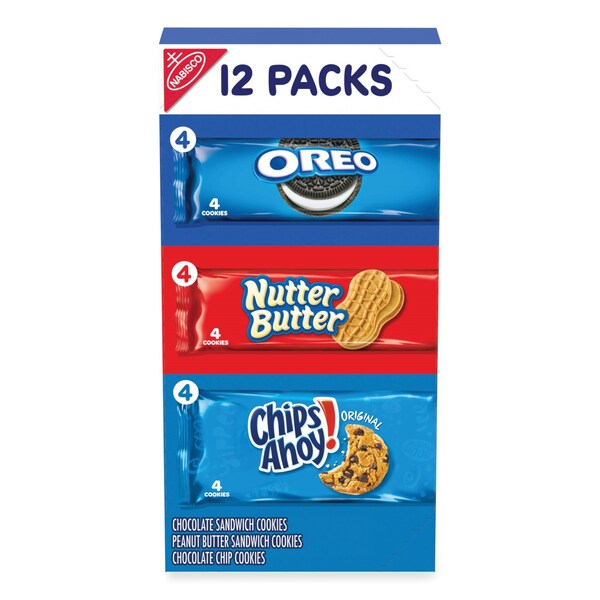 Nabisco Variety Pack Cookies, Assorted, 20 oz Box, 12PK - 00440000748600