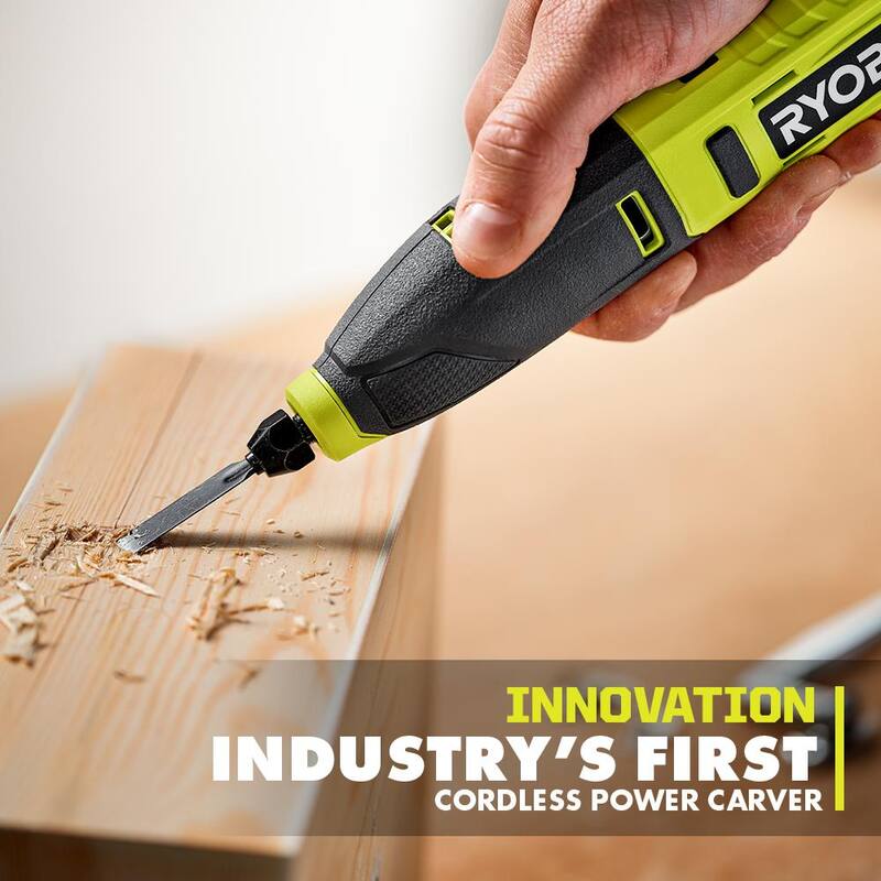RYOBI Kit de Tallador de Potencia USB de Litio con Batería Recargable de Litio USB de 2.0 Ah - FVH51K-FVB02