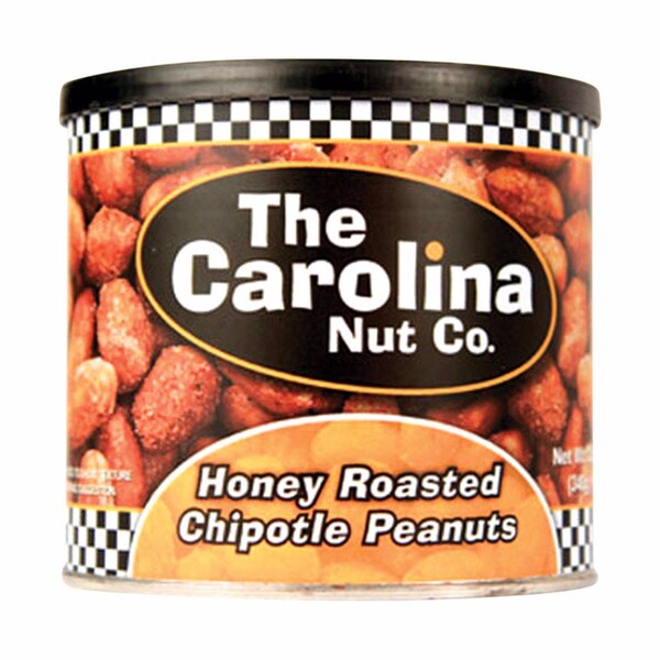 The Carolina Nut Co Carolina Nut Co. Honey Roasted Chipotle Peanuts 12 oz Can - 11070