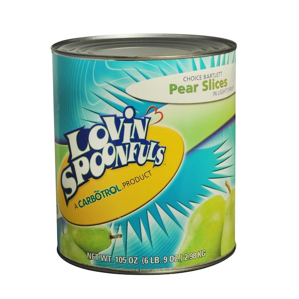 Lovin Spoonfuls Lovin' Spoonfuls-Pear Slices Lt Syr No 10, PK6 - 506310